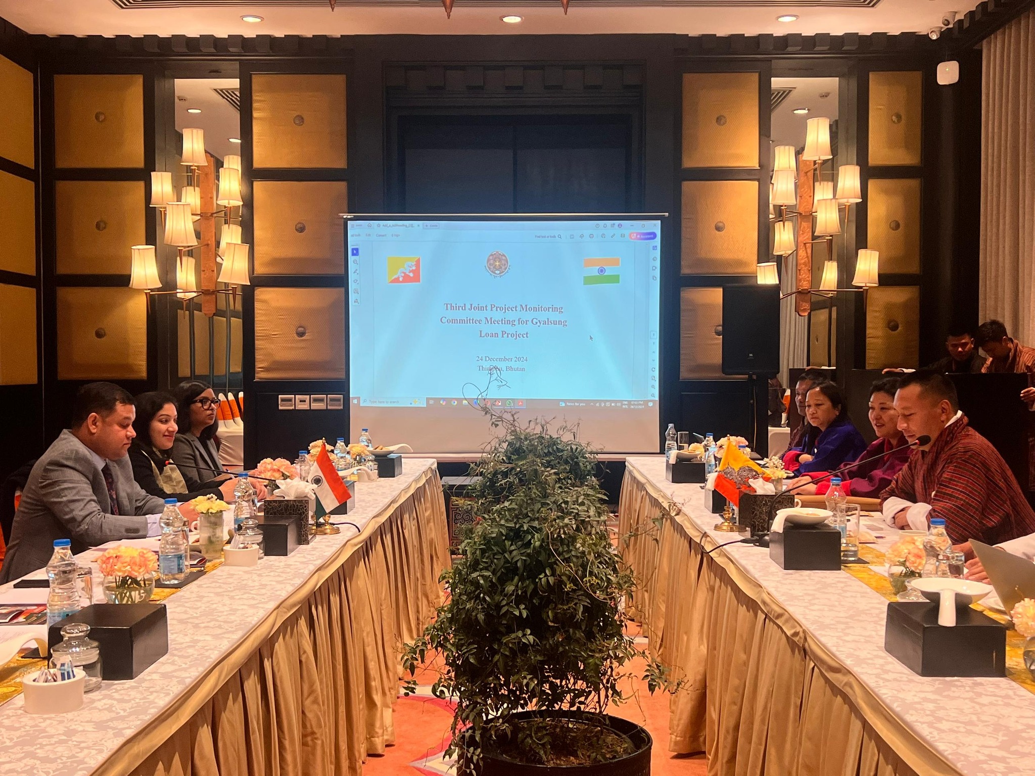 3rd JPMC Meeting on Gyalsung Infrastructure Project Held in Thimphu